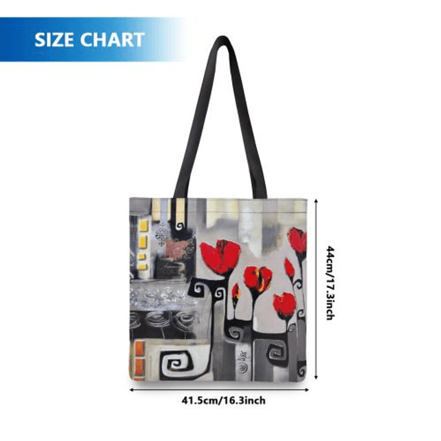 Borsa no. 18 Papaveri in scena